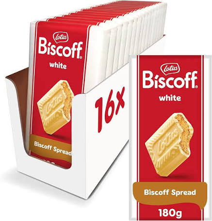 Lotus biscoff white chocolate with biscoff cream