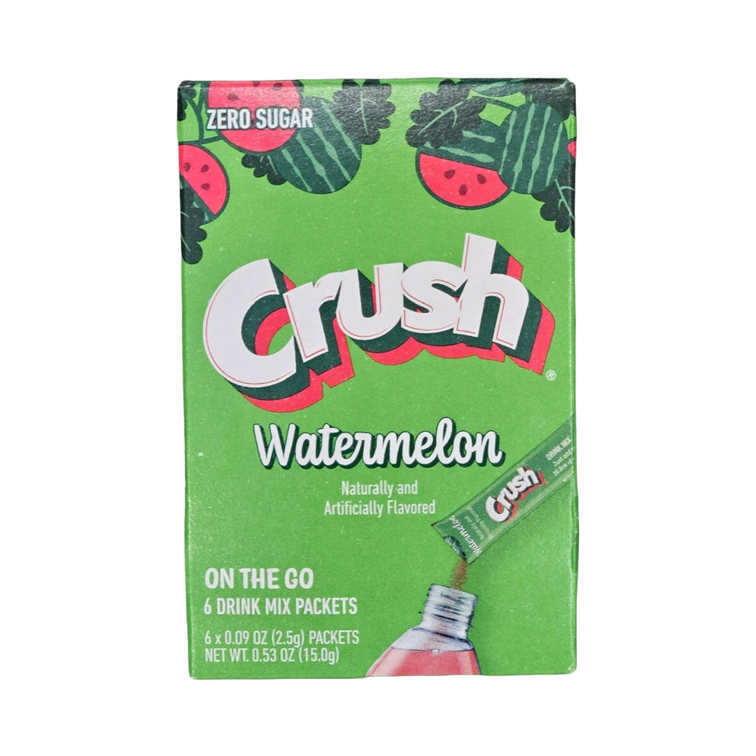 Crush On The Go Sugar Free Drink Mix Packets