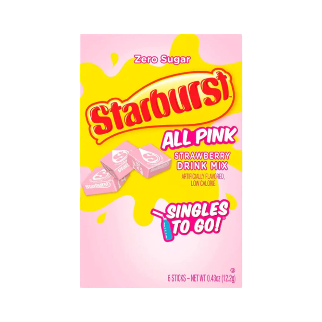 Starburst Zero Sugar Singles to Go Drink Mix