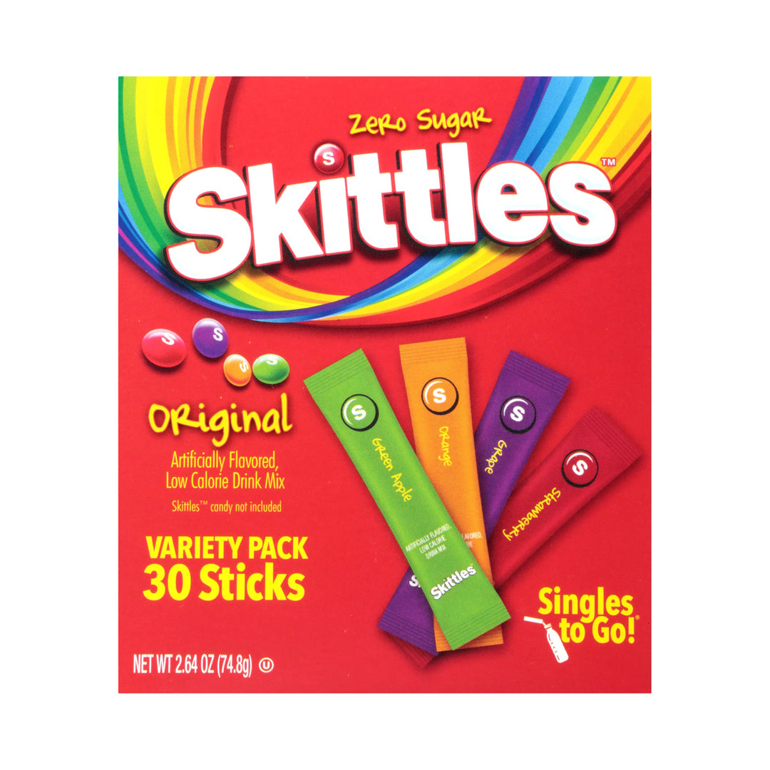 Skittles Singles To Go Original Variety Pack 30 Sticks