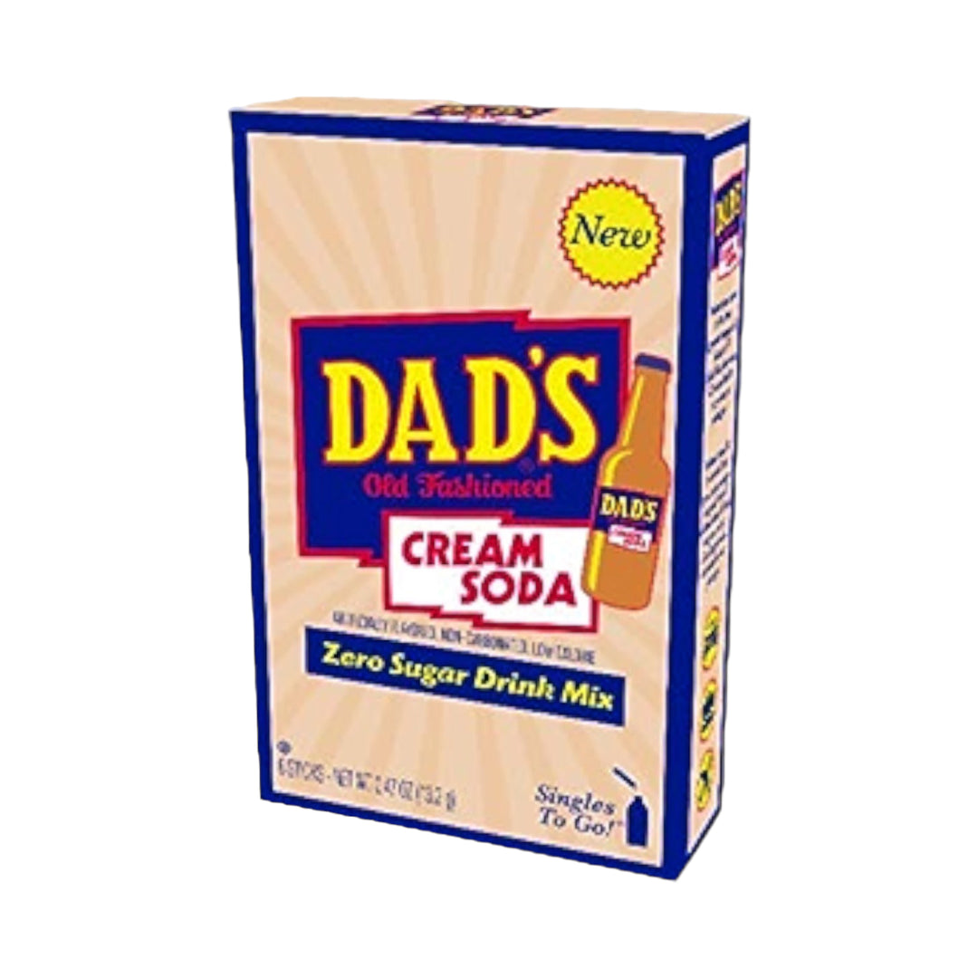 Dad’s Cream Soda Zero Sugar Singles To Go