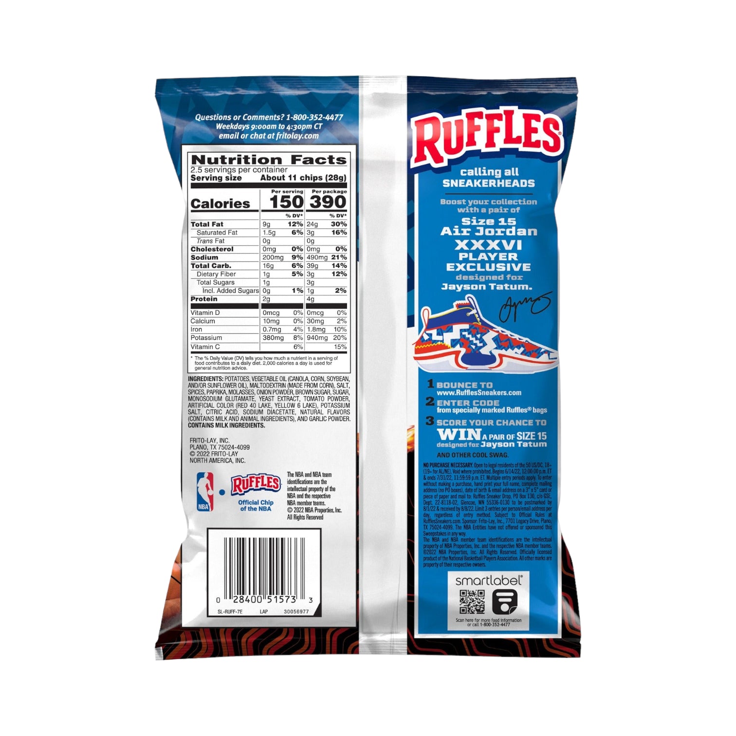 jayson tatum ruffles chips