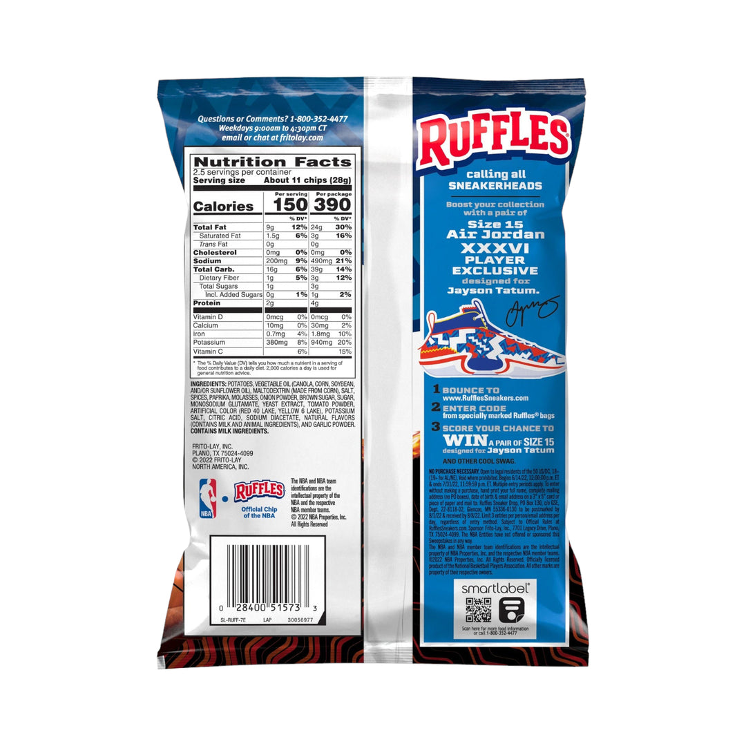 Ruffles Flamin Hot BBQ Jayson Tatum 70.8 g