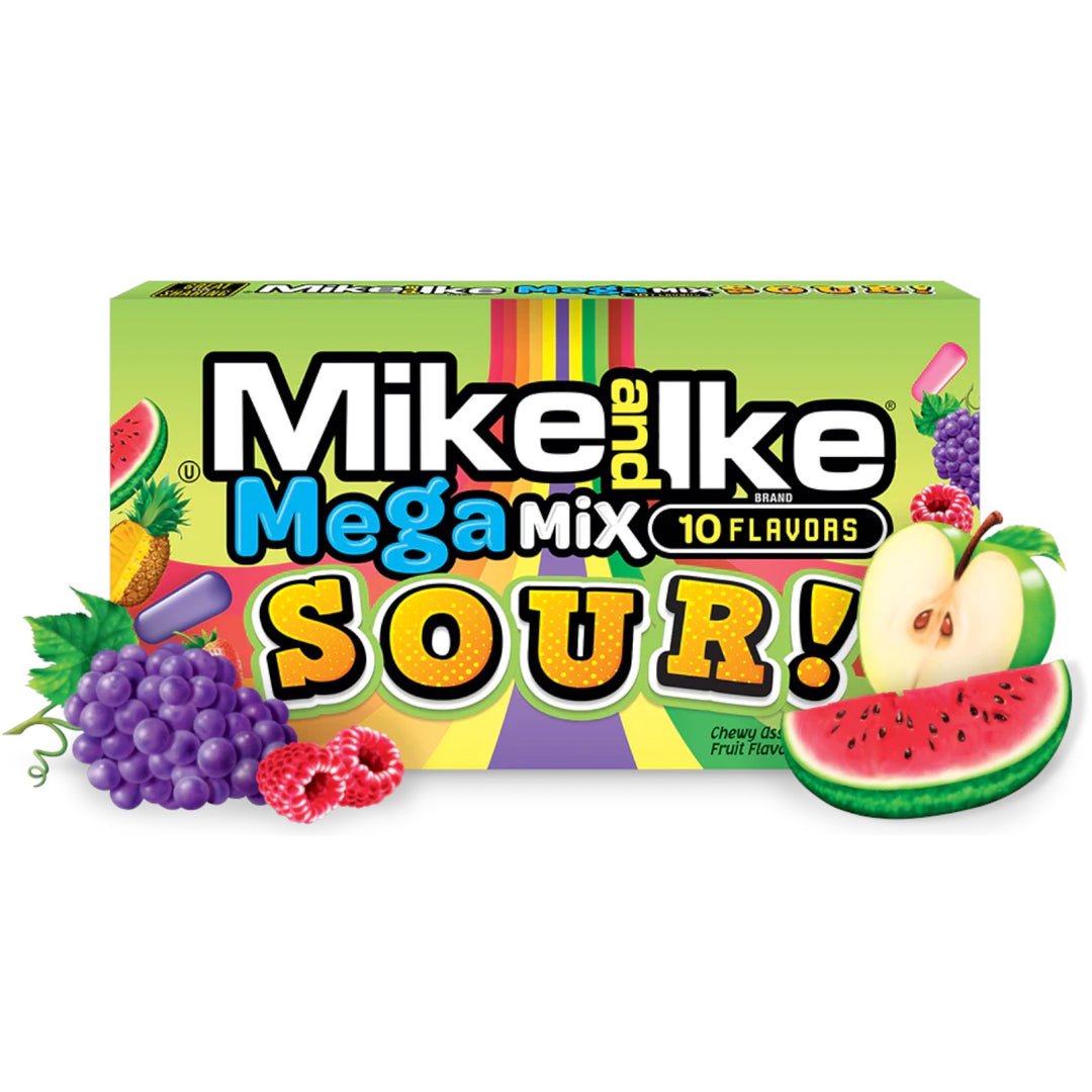 Mike & Ike Mega Sour Standup Bag