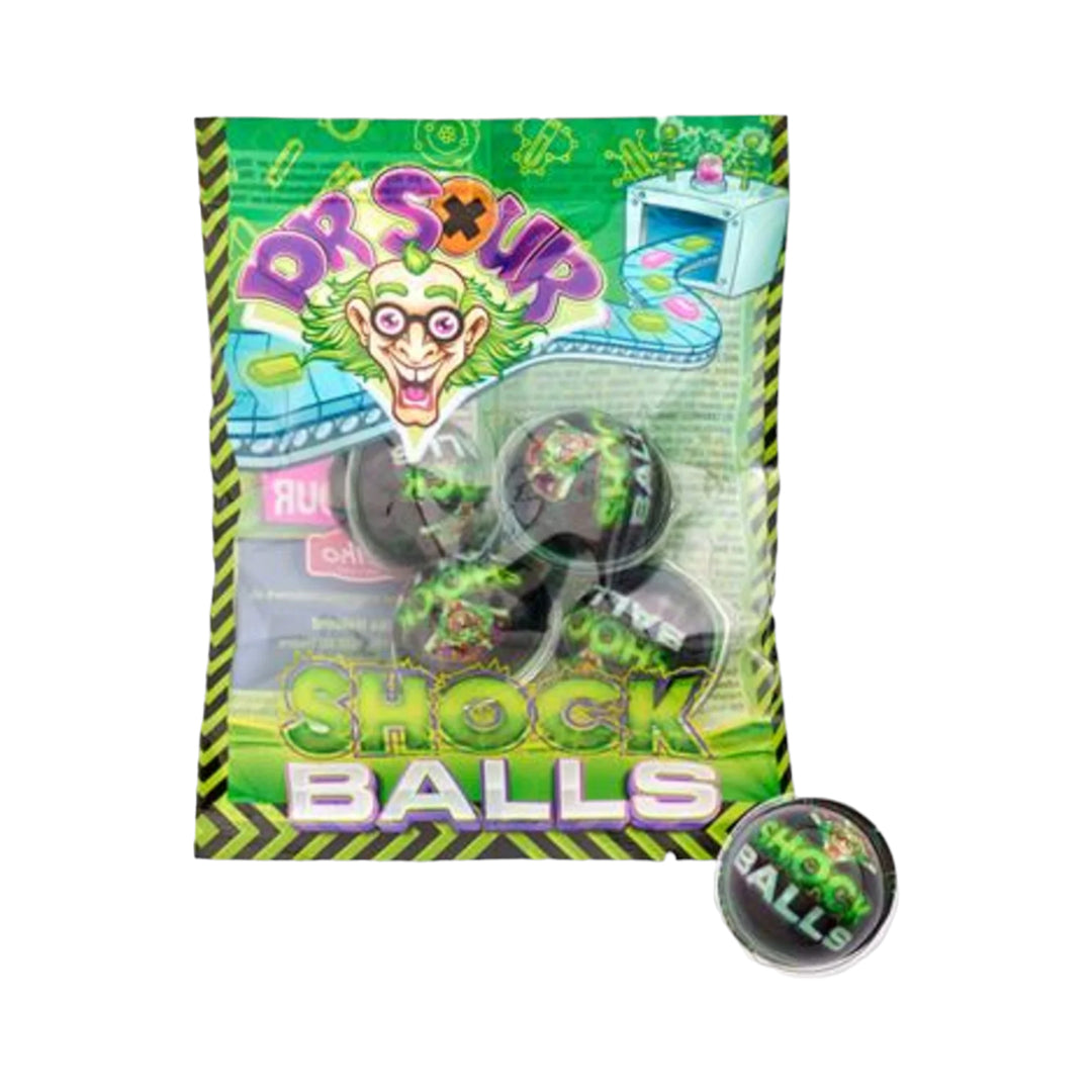 Dr Sour Shock Balls 4pc Bag 72g