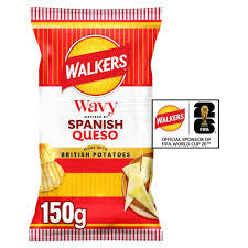 Walkers wavy Spanish queso