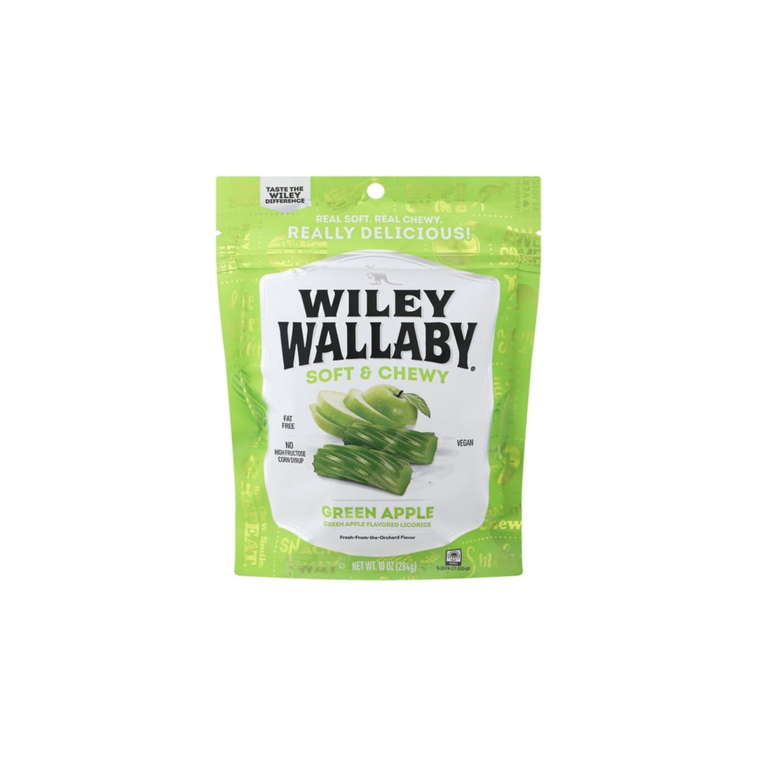 Wiley Wallaby Green Apple Licorice 10oz