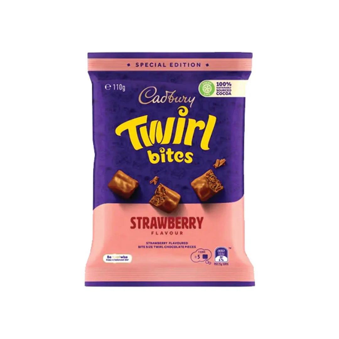 Cadbury Twirl Strawberry Bites Special Edition (Australia)