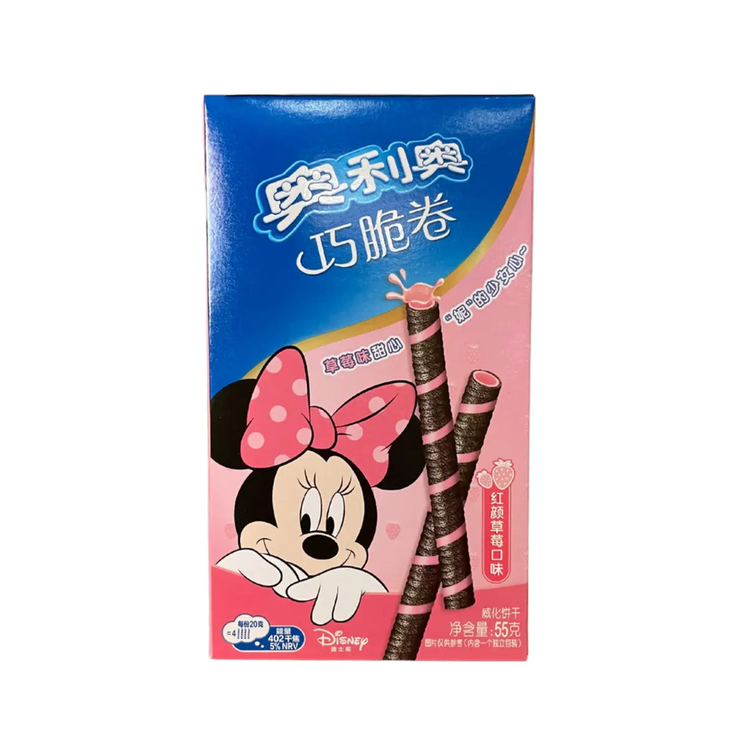 Oreo - Strawberry Wafer Straw Minnie Mouse