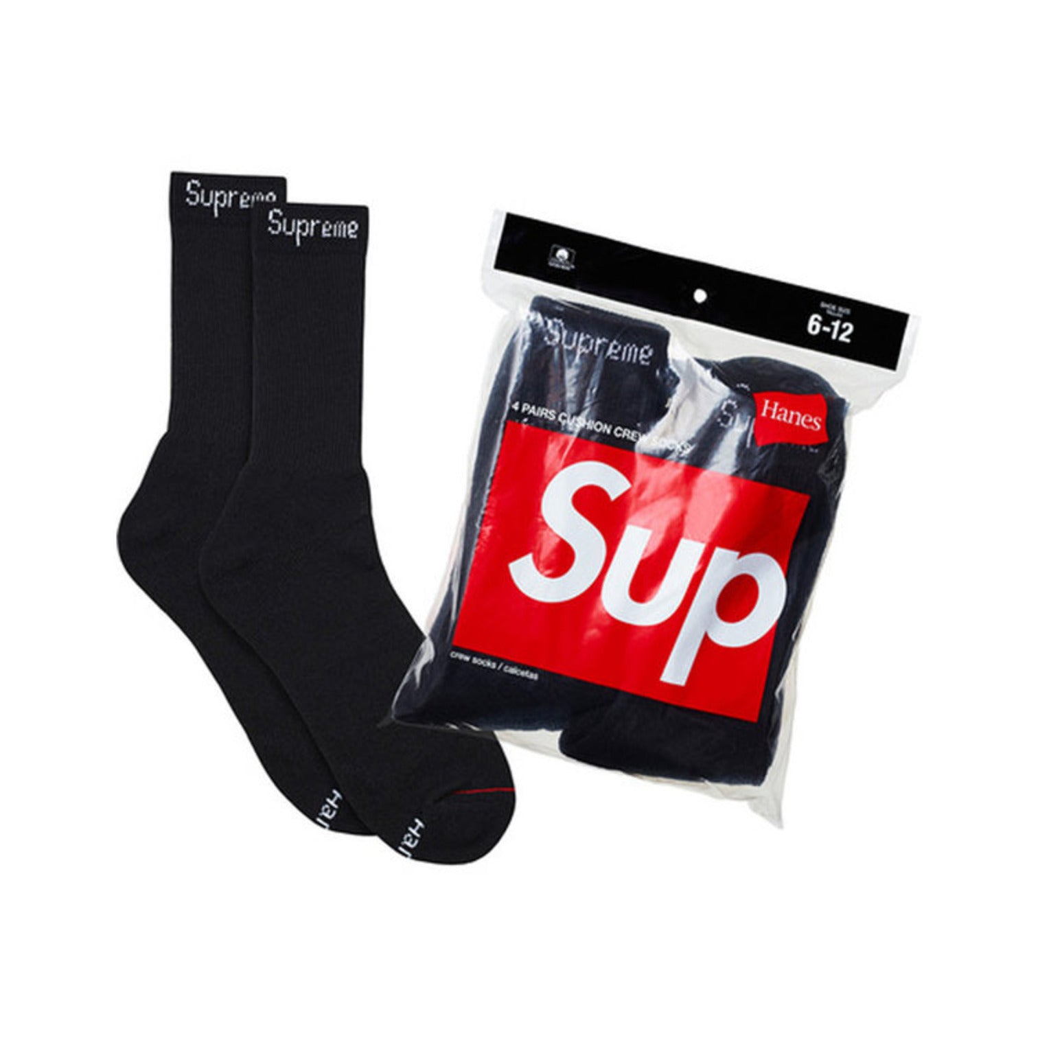 Supreme Hanes Crew Socks