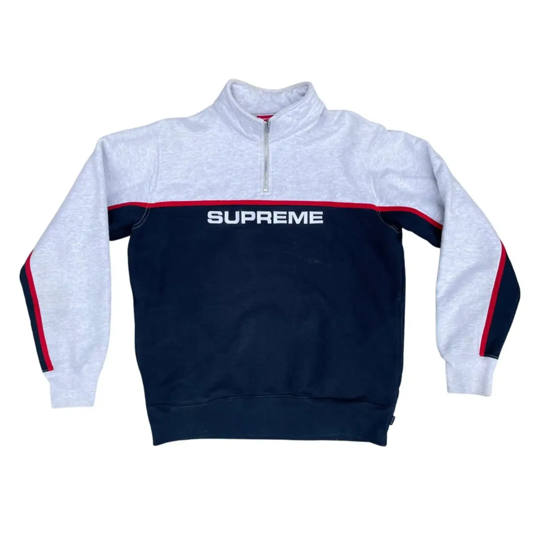 Supreme Half Zip Hooded Sweatshirt