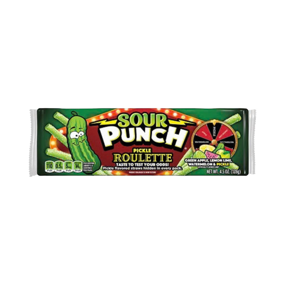 Sour Punch Kingsize Tray Pickle Roulette