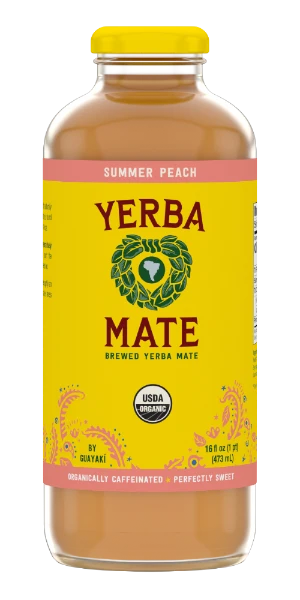 Guayaki summer peach yerba