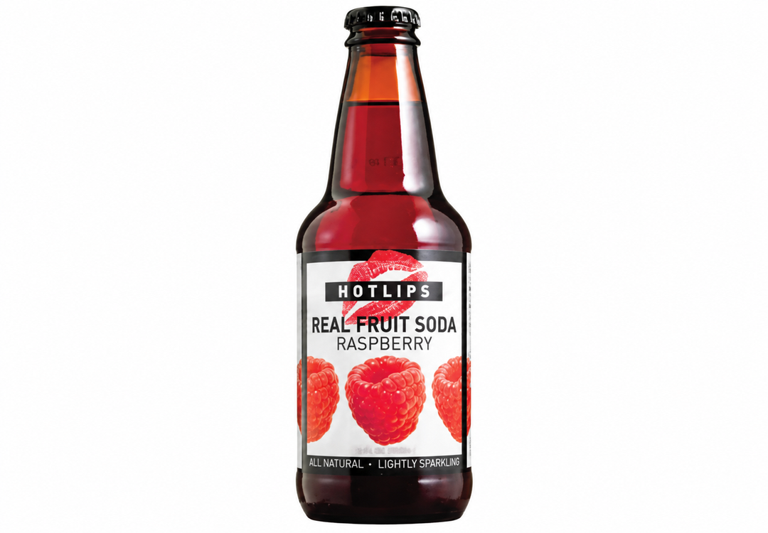 Hot lips raspberry soda