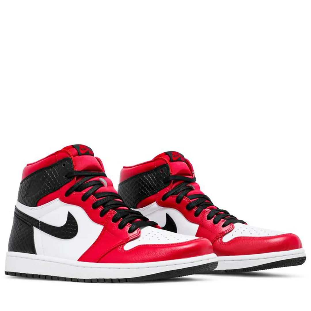 Jordan 1 Retro High Satin Snake Chicago W YEG EXOTIC