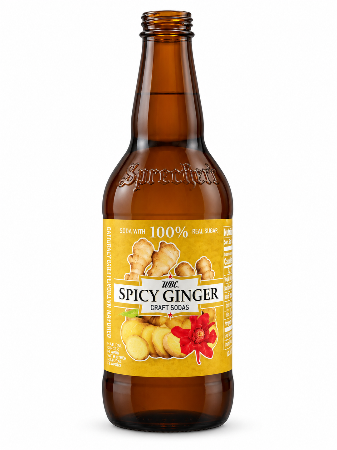 WBC spicy ginger ale 160z￼