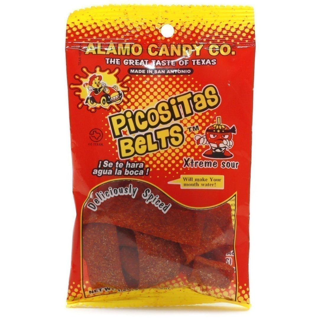 Alamo Candy Picositas Belts Sour Strawberry With Chili
