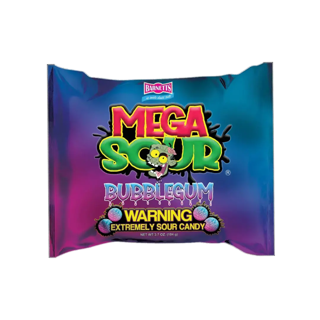 Barnetts mega sour bubblegum ￼