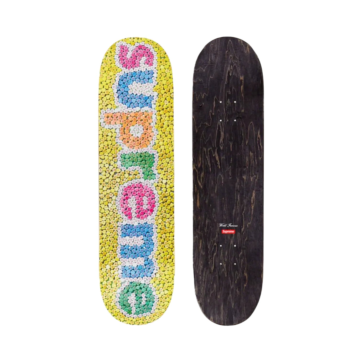 新品　Supreme Candy Hearts　デッキ Supreme candy heart's Skateboard Deck's Sold At YEG Exotic! – YEG