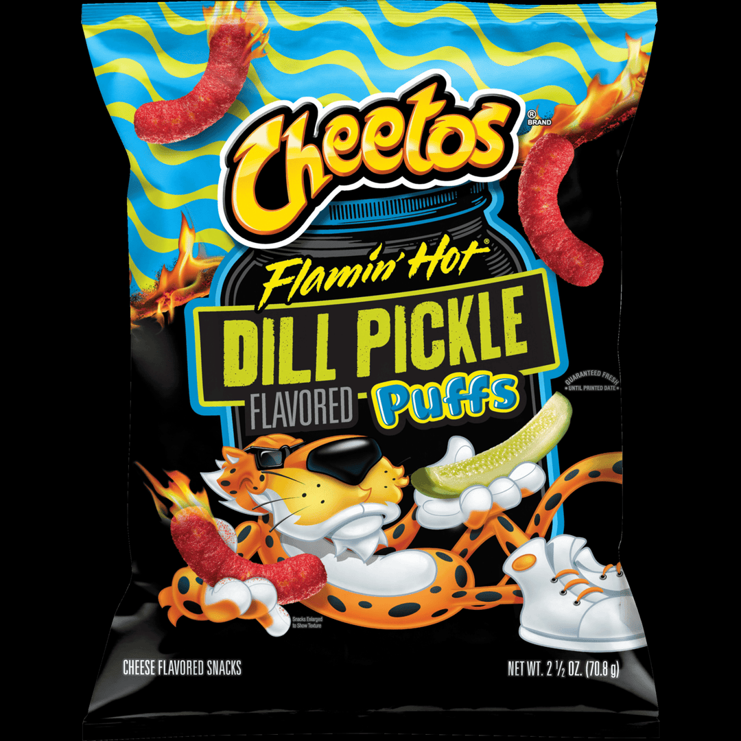 Cheetos Flamin Hot Dill Pickle Puffs