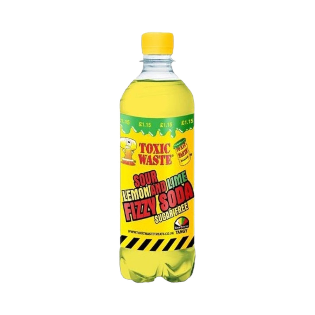 Toxic Waste Blue Lemon & Lime Soda Sugar Free