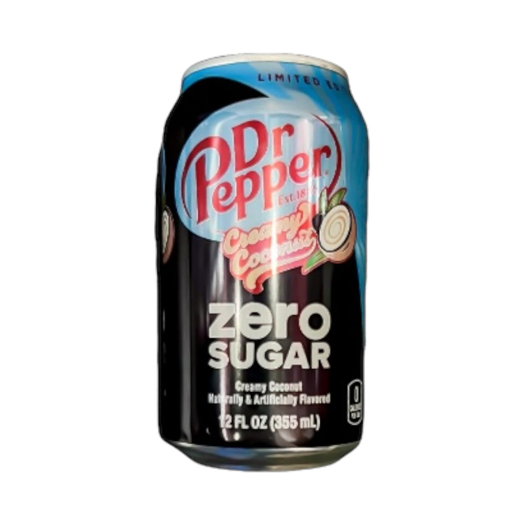 Dr Pepper Creamy Coconut Zero Sugar Can