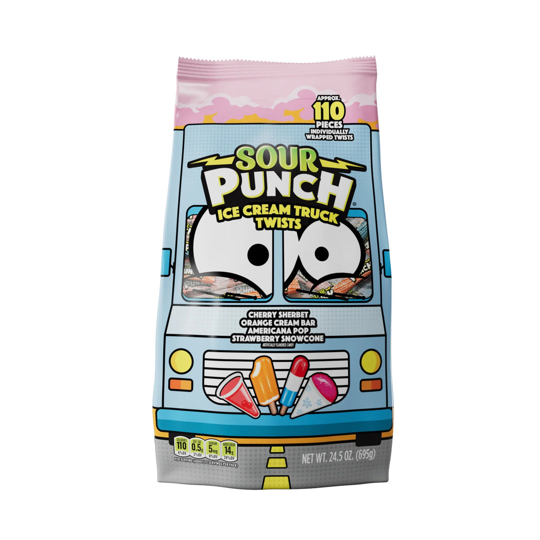 Sour Punch 3" Twist Ice Cream Truck Flavours 24.5oz