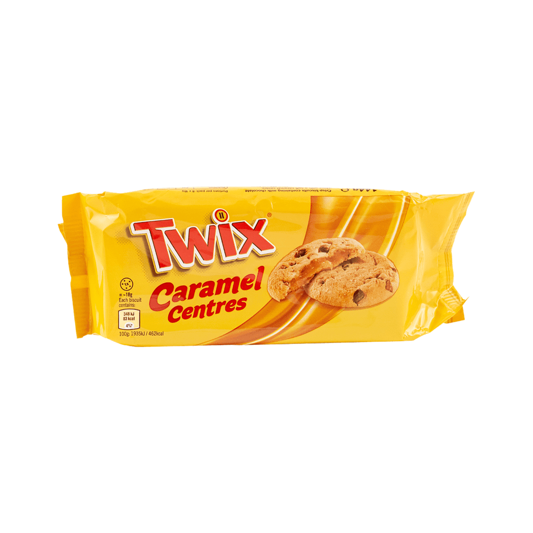 Twix Caramel Centres Pack Of 8 Cookies