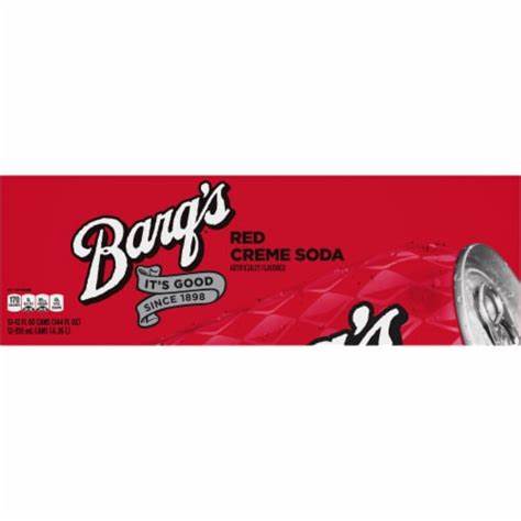 Barq’s Red Cream Soda 12 Pack