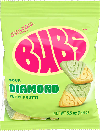bubs sour diamond - tutti frutti