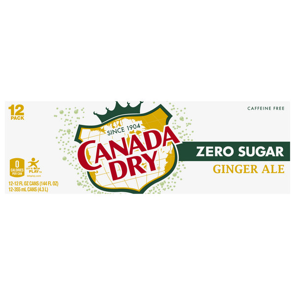 Canada Dry - Ginger Ale Zero 12 pack