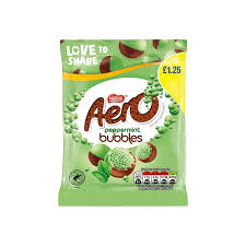 aero peppermint bubbles bag 80g(uk)