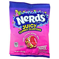 nerds juicy gummy clusters