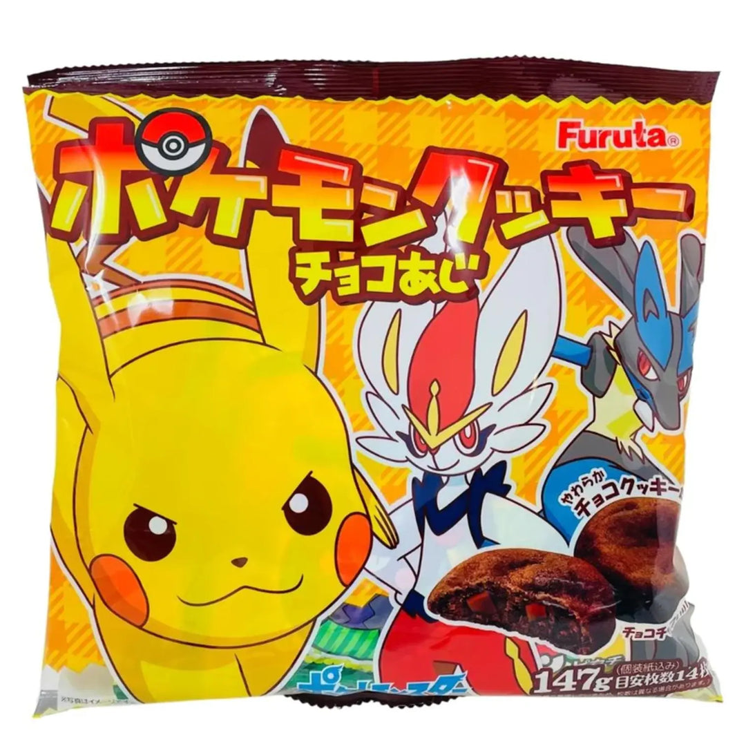 Furuta Pokemon Double Chocolate Chip Cookies Peg Bag 147g 