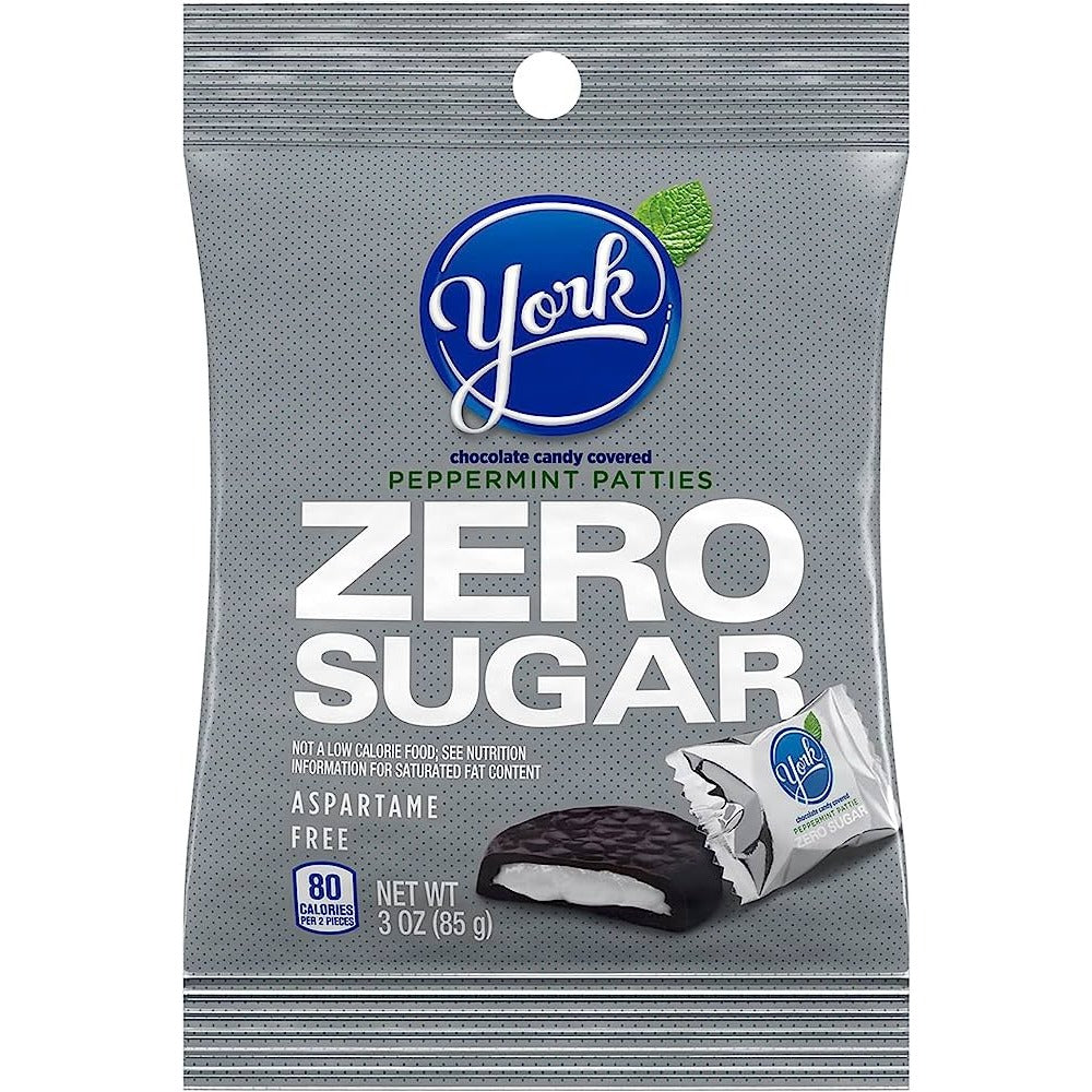 York Peppermint Patties Zero Sugar 85g