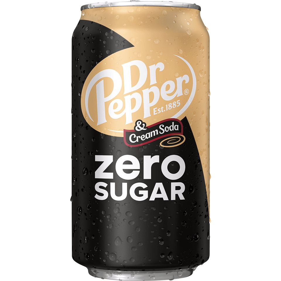 Dr. Pepper & Cream Soda Zero Can
