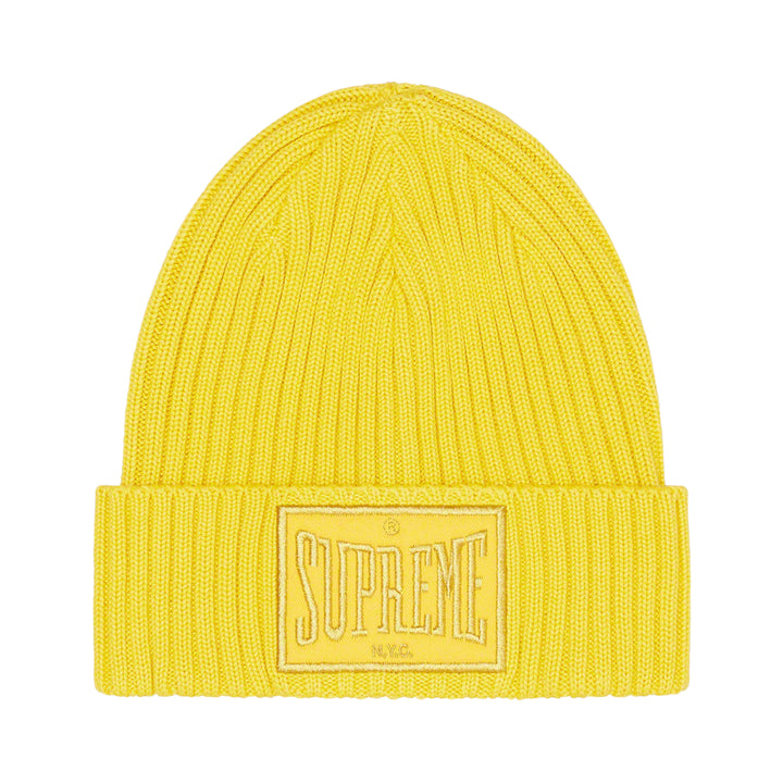 Supreme Overdyed Patch Beanie FW22