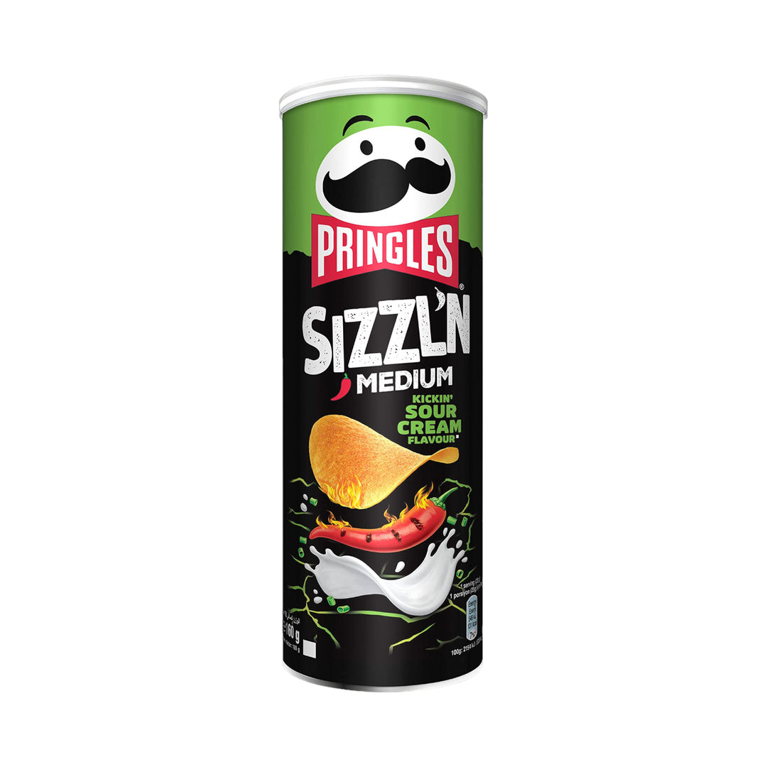 Pringles SIZZL'N Medium Kickin' Sour Cream