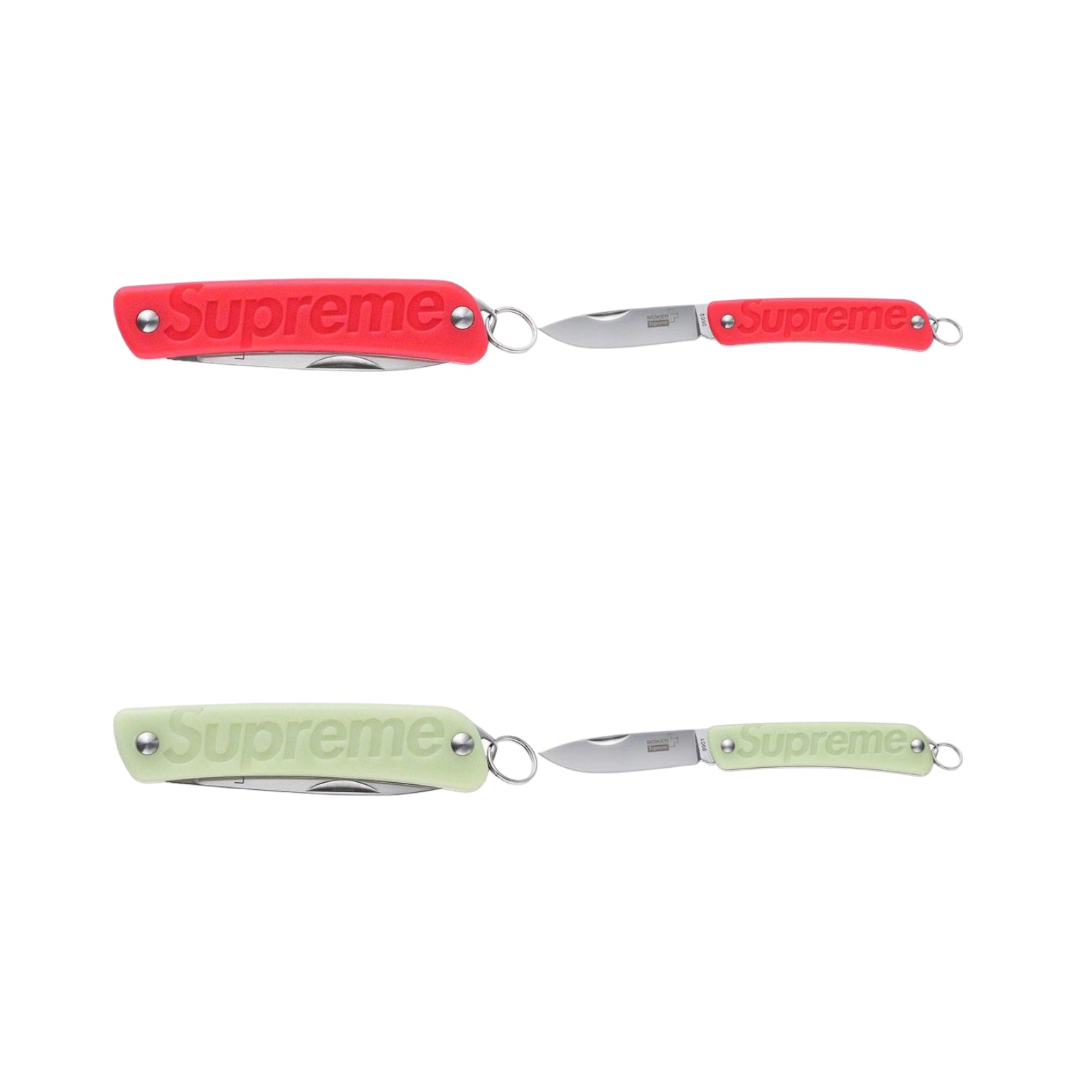 SUPREME X BOKER GLOW-IN-THE-DARK KEYCHAIN FW22