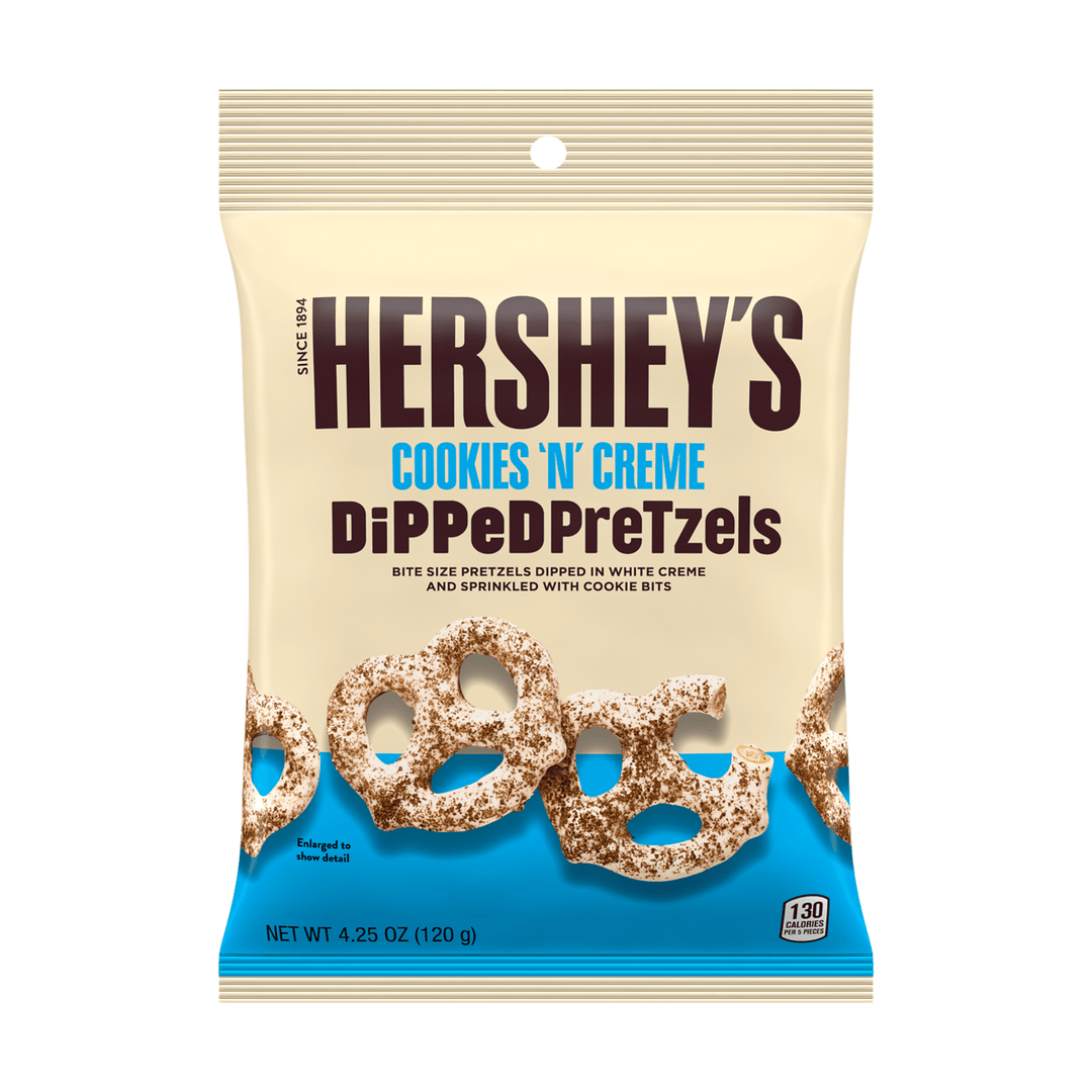 Hershey's Cookies 'N' Creme Dipped Pretzels 
