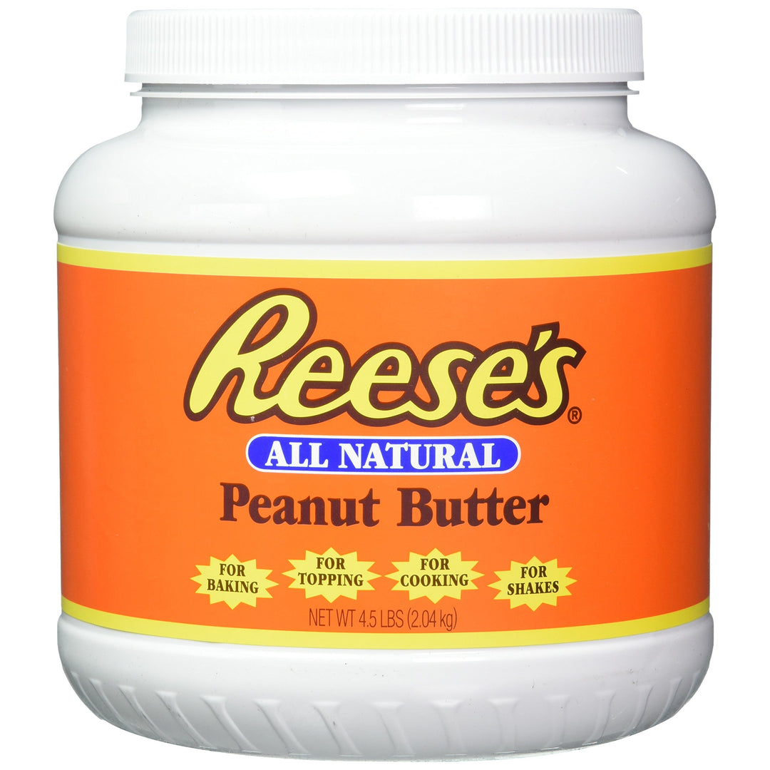 Reese’s all natural peanut butter jar 4.5 lbs