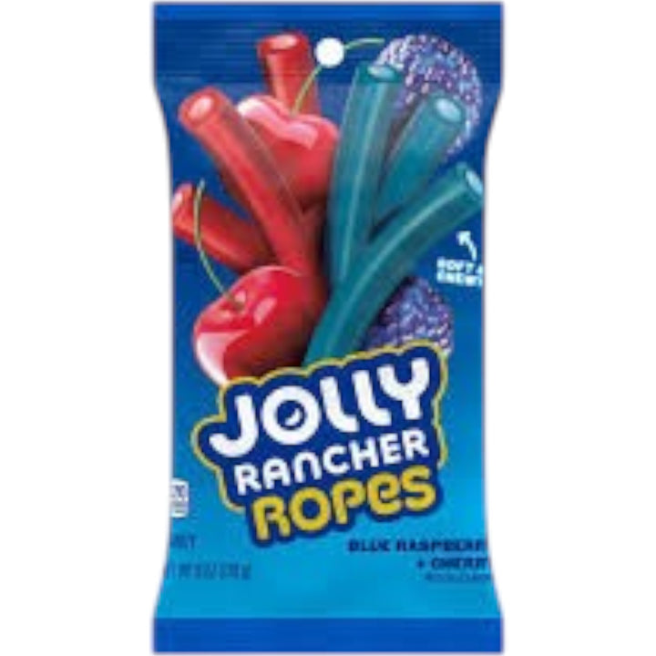 Jolly Rancher Ropes Blue Raspberry & Cherry 170g
