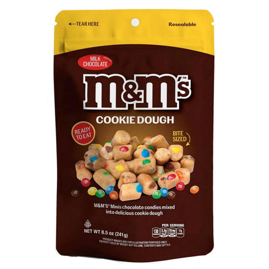 M&M's Cookie Dough Resealable Bag 241g
