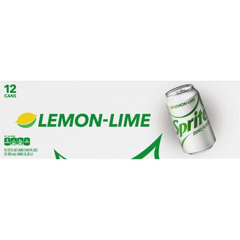 Sprite - Lemon Lime Zero Sugar 12 Pack