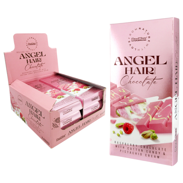 Beemax Dubai Chocolate- Angle Hair Rasp Choc W/ Cotton Candy