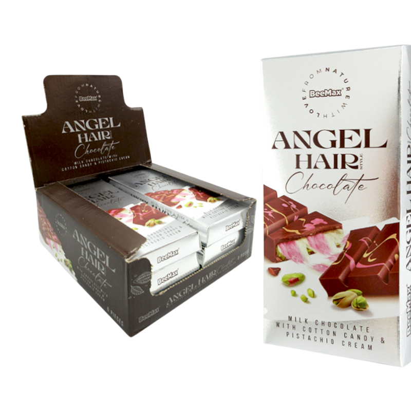 Beemax Dubai Chocolate- Angle Hair Rasp Choc W/ Cotton Candy