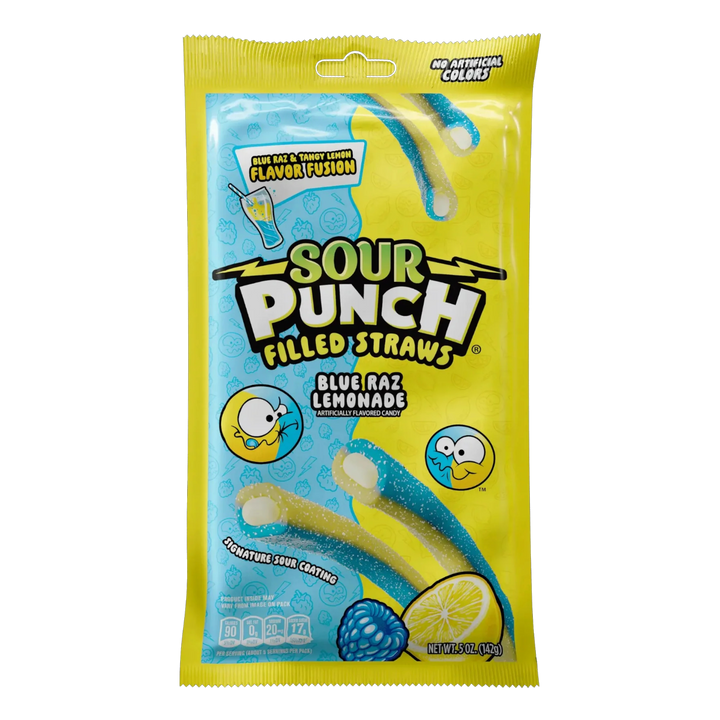 Sour Punch Filled Straws