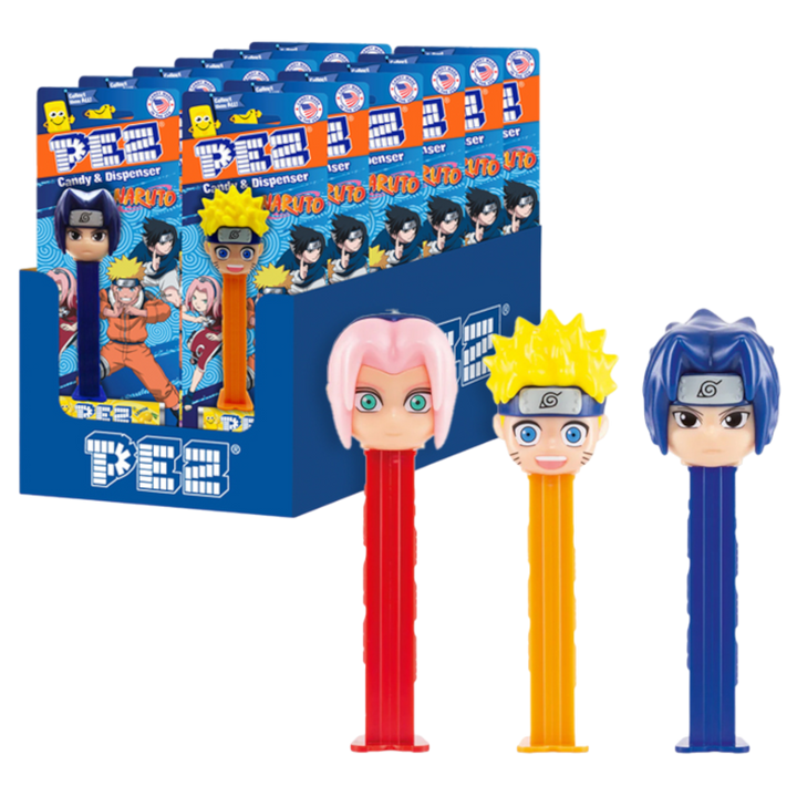 Naruto Pez Blister Pack