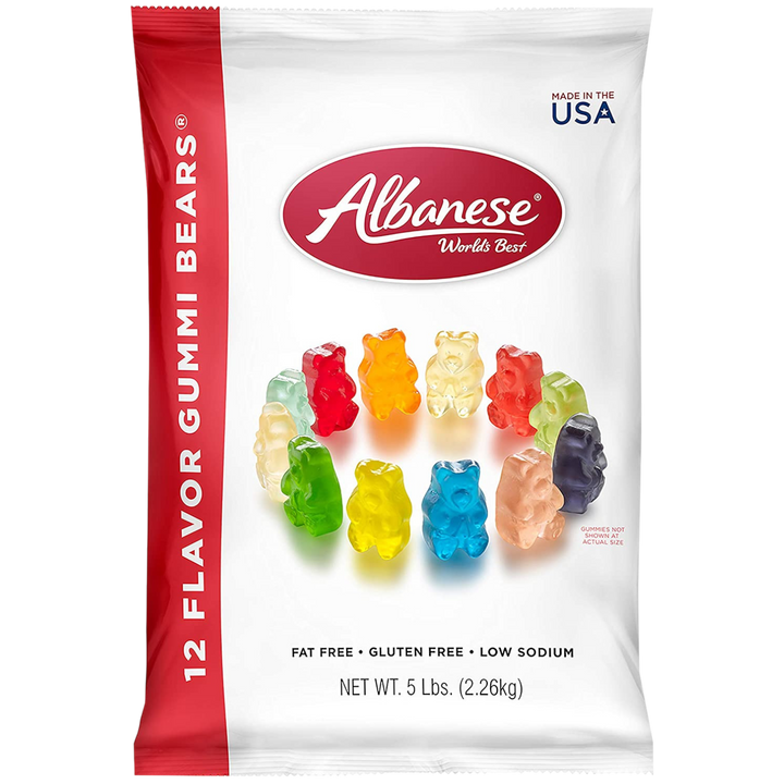 Albanese Gummi Bears 12 Flavour Peg Bag