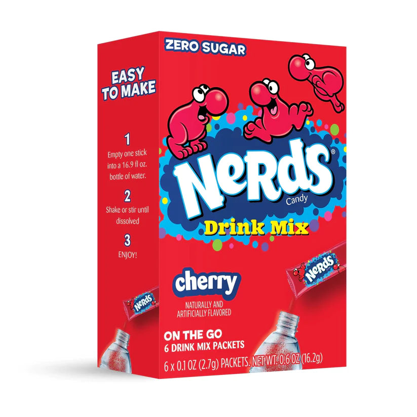 Nerds Cherry Zero Sugar On The Go Drink Sticks